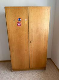 Kleiderkasten furniert - zu verschenken bis 20.03.2026