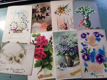 (reserviert) Blumen Postkarten