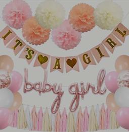 Dekoration Babyparty Mädchen