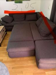 Couch mit Schlaffunktion