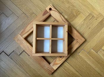 Kleiner Setzkasten aus Holz