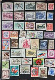 Ein paar Briefmarken Österreich 43 Stück gestempelt postfrisch zuverschenken