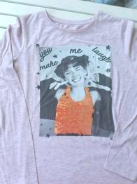 T-Shirt Mädchen C&A Wendepailletten Gr. 158-164 rosa