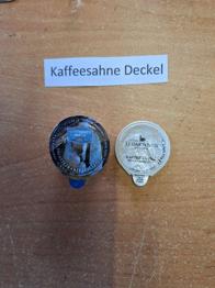 Kaffeesahne Deckel für Sammler