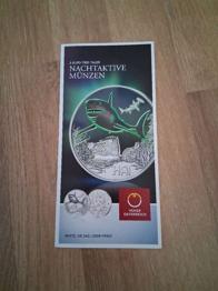 3 Euro Folder Münze Österreich, der Hai
