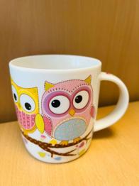 Kaffeebecher - Teetasse - Motiv Eule von Nana - kleiner Makel sonst Topzustand