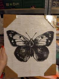 Holzbild bedruckt IKEA