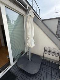 (reserviert) Sonnenschutz Schirm inkl. Halterung