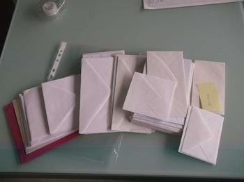 (reserviert) Kuverts