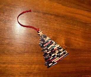 Anhänger Weihnachtsbaum Bücher