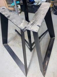 (reserviert) tischbeine stahl