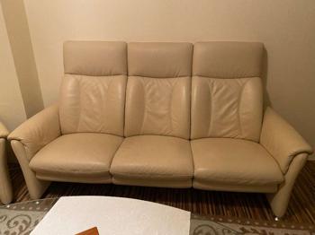 Polstergarnitur aus Leder