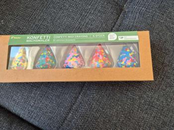 Konfetti Wachsmale