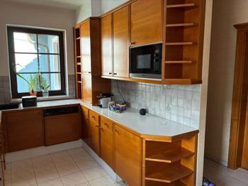 Küche in Kirschholz zu verschenken