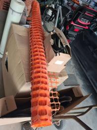 Baustellenabsperrung/ baustellenzaun