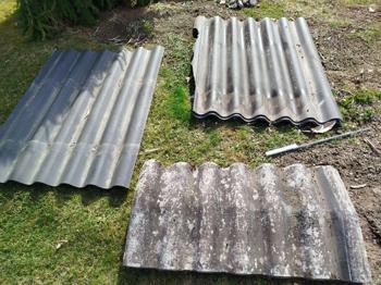 Eternit Platten, Dachplatten, Wellplatten