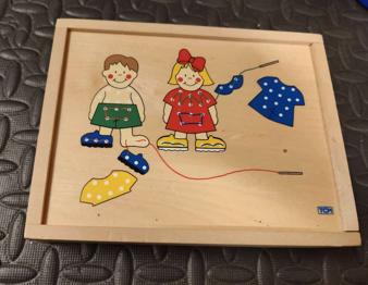 Hochwertiges Fädelspiel Holz