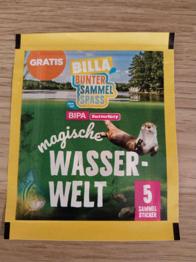 BILLA - magische Unterwasserwelt Pickerl 74Tüten