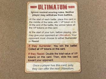 Air, Land & Sea Ultimatum Promo Card