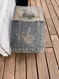 Alte Kohlenkiste Pflanzgefäss