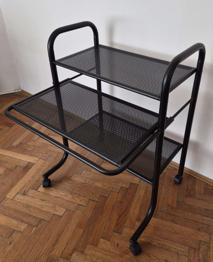 (reserviert) Computertisch Metall, mit Rädern