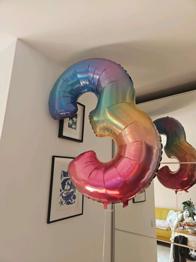 Luftballon mit der Ziffer 