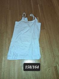Weißes Träger Unterhemd 158/164