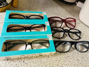 (reserviert) 6 Stück Lesebrillen neuwertig + 2,5