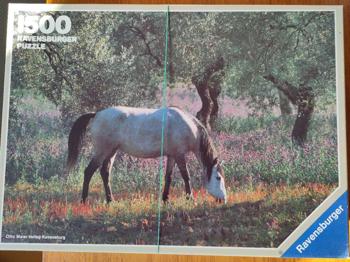 Ravensburger Puzzle Pferde 1500 Teile (1 Teil fehlt)