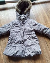 Mädchen-Winterjacke von Topolino, Größe 98 (1 Naht geht auf)