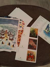 Weihnachtskarten, Anhänger