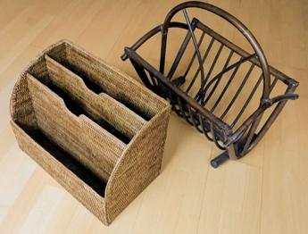 (reserviert) Zeitschriftenständer (Korb bzw. Rattan)