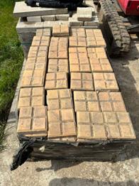 (reserviert) Gelber Zementstein Zementfliese