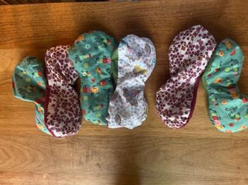 Selbstgemachte Augen-Lavendelkissen