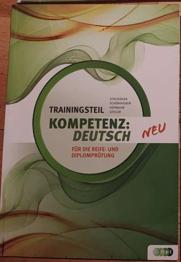 Trainingsteil Kompetenz Deutsch