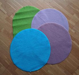4x Teppich f. Kinderzimmer, Antirutsch