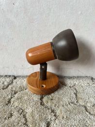 Spotlampe Holz & Metall - verstellbar