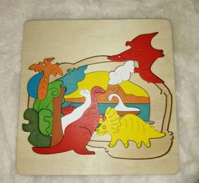 Dinosaurier-Holzpuzzle (unvollständig)