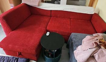 Couch zu verschenken mit Bettfunktion