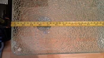 Crashglas Couchtisch