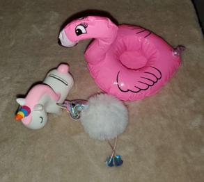 Einhornspardose, Einhorn-Anhänger, Flamingo-Getränkehalter