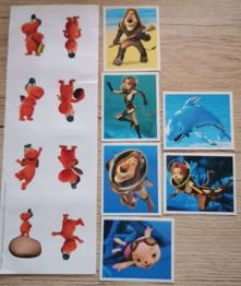 Verschiedene Sticker für Kinder