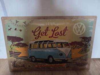 (reserviert) Metallschild zu verschenken