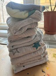 (reserviert) Tücher Mulltücher Mullwideln Spücktücher