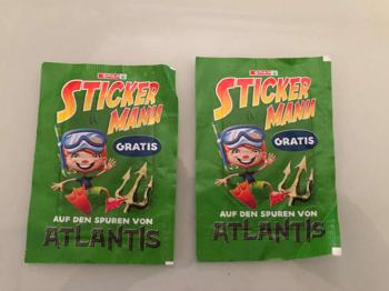2 Pkg. Spar-Stickermania - Auf den Spuren von Atlantis