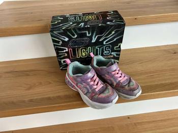 Skechers Lights, lila-rosa, Größe 31