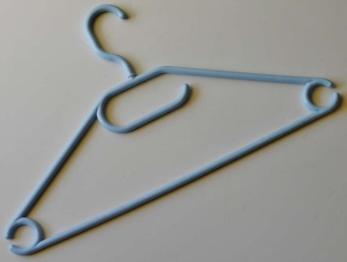 Kleiderbügel türkis - BITTE TEXT GENAU LESEN UND FOTOS GENAU ANSCHAUEN!