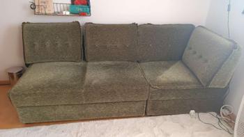 Couch, Sofa in grünem vintage look