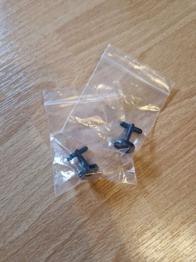 Manschettenknöpfe Edelstahl 15mm 0.59 zoll Schwarz