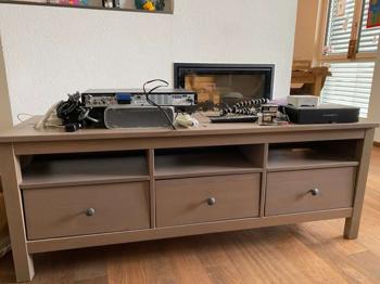 Hemnes Fernsehbank graubraun